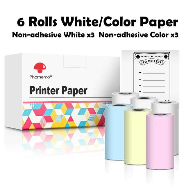 Notes Printer™ Thermal Paper Sticker Rolls