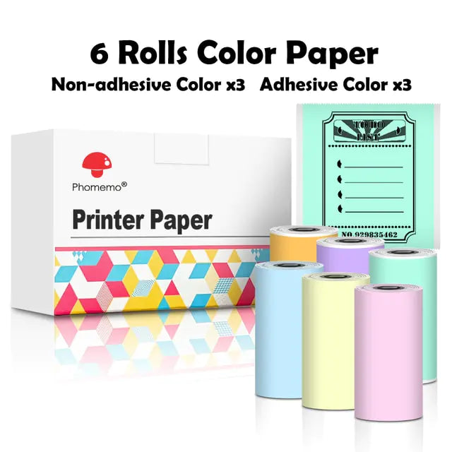 Notes Printer™ Thermal Paper Sticker Rolls