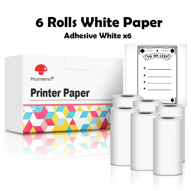 Notes Printer™ Thermal Paper Sticker Rolls