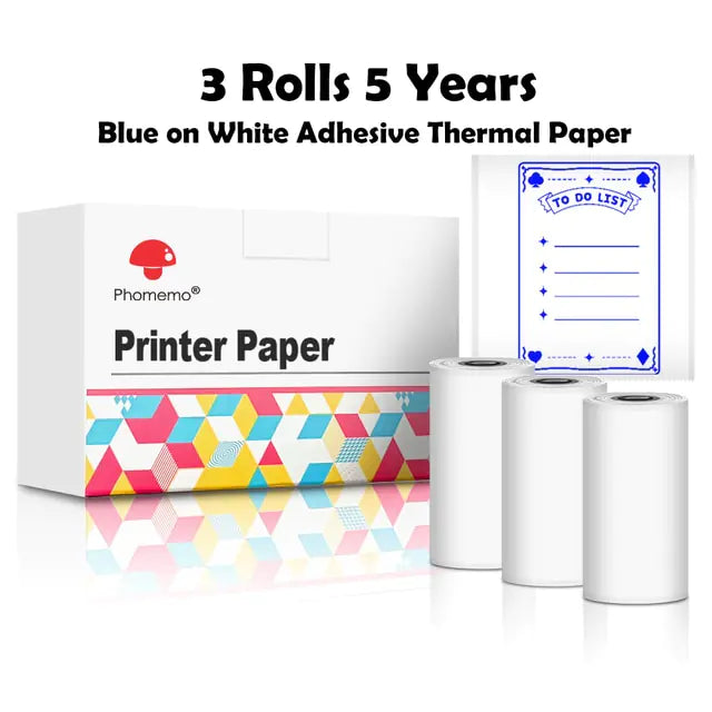 Notes Printer™ Thermal Paper Sticker Rolls