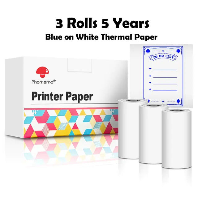 Notes Printer™ Thermal Paper Sticker Rolls