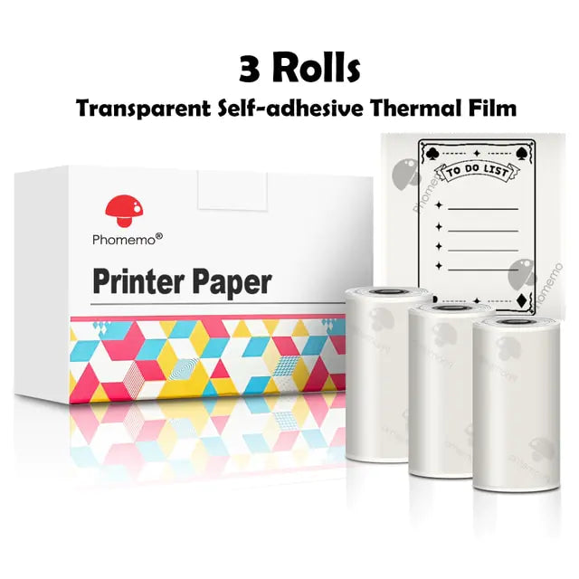 Notes Printer™ Thermal Paper Sticker Rolls