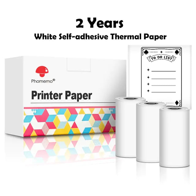 Notes Printer™ Thermal Paper Sticker Rolls