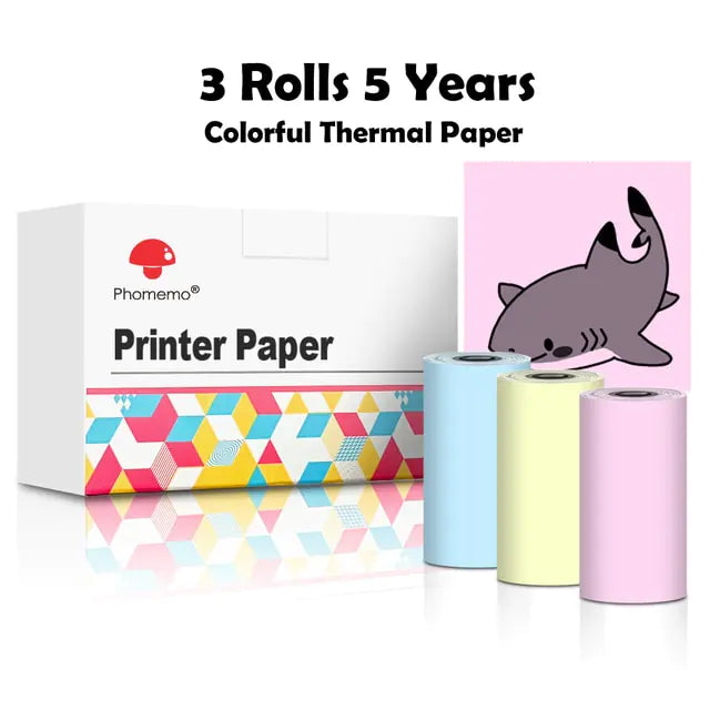 Notes Printer™ Thermal Paper Sticker Rolls