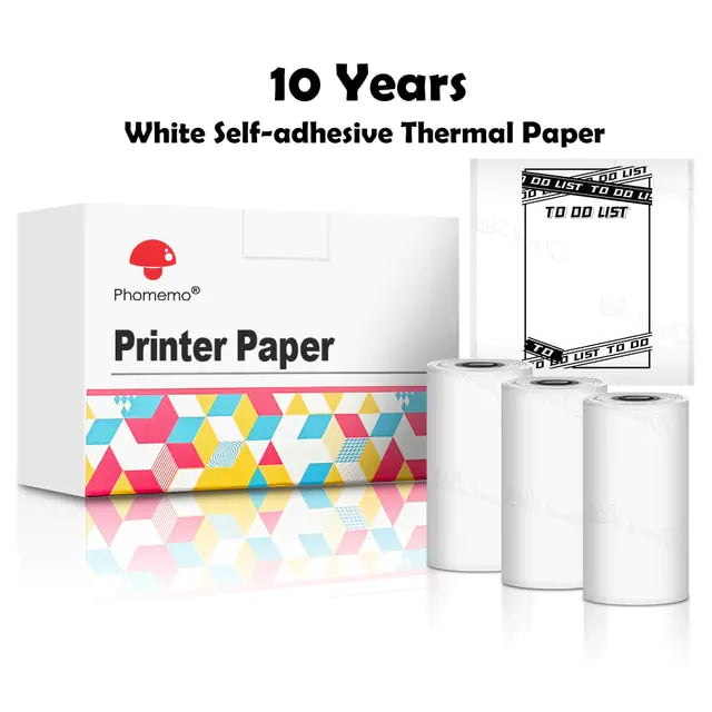 Notes Printer™ Thermal Paper Sticker Rolls