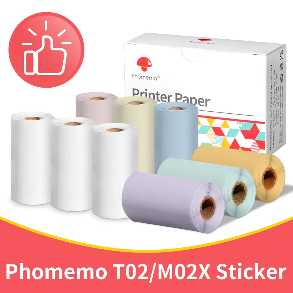 Notes Printer™ Thermal Paper Sticker Rolls