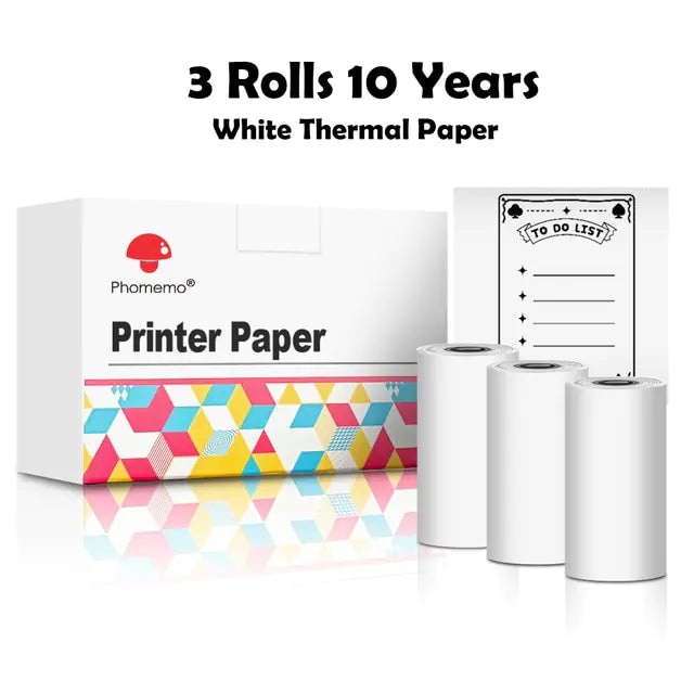 Notes Printer™ Thermal Paper Sticker Rolls