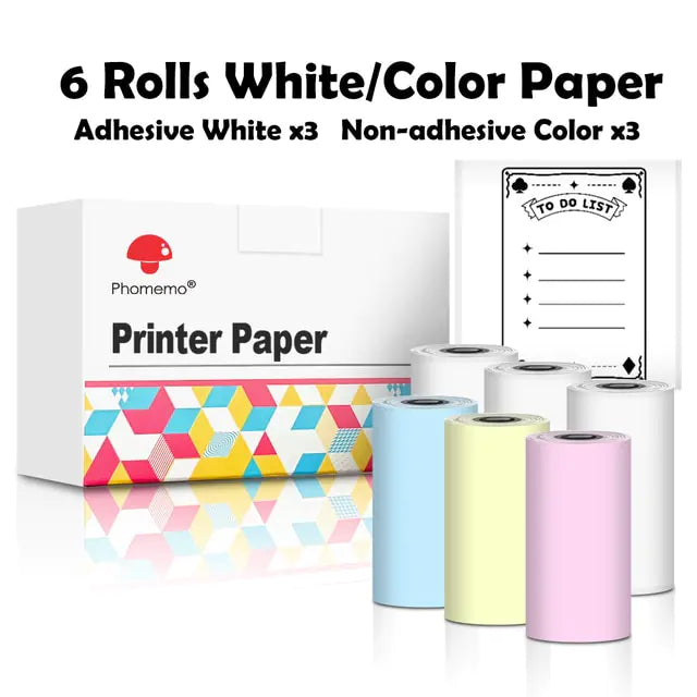 Notes Printer™ Thermal Paper Sticker Rolls