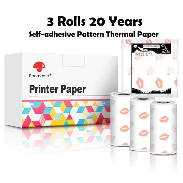 Notes Printer™ Thermal Paper Sticker Rolls